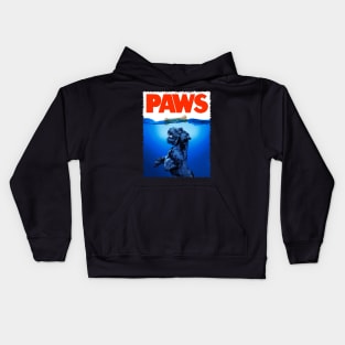 Whisker Wonders Schnauzer PAWS, Trendy Tee for Dog Lovers Kids Hoodie